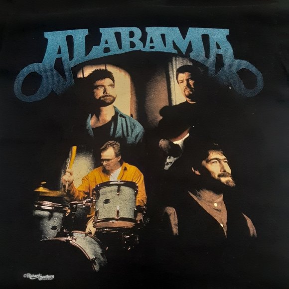 VTG 90's Alabama Richard Southern Promo Tour Shirt 1996 Country Western SZ L - Picture 1 of 8